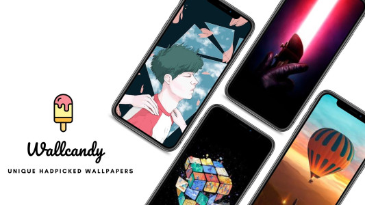 اسکرین شات 1 برنامه Wallcandy - Unique Wallpapers