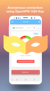 اسکرین شات 5 برنامه VPN India - get free Indian IP