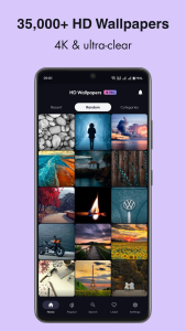 اسکرین شات 1 برنامه Wallpapers 4K & Live Changer