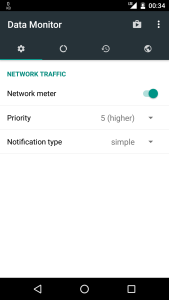 اسکرین شات 2 برنامه Data Monitor: Simple Net-Meter