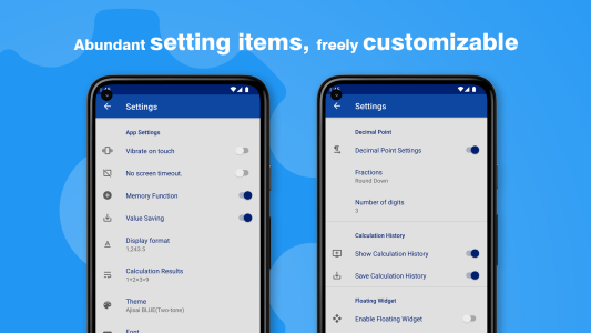 اسکرین شات 4 برنامه Calculator - Floating Widget