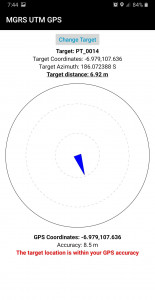 اسکرین شات 6 برنامه MGRS UTM GPS