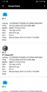 اسکرین شات 3 برنامه MGRS UTM GPS