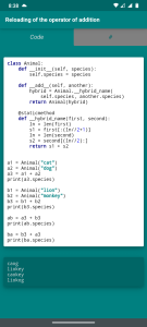 اسکرین شات 7 برنامه Python. Exercises and examples