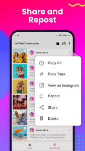اسکرین شات 5 برنامه Video Downloader for Instagram