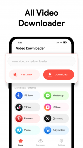 اسکرین شات 1 برنامه Video Downloader - Story Saver