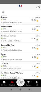 اسکرین شات 4 برنامه iSKI France - Ski & Snow