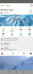 اسکرین شات 2 برنامه iSKI Italia - Ski & Snow