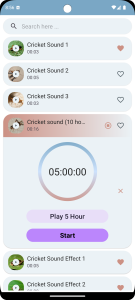 اسکرین شات 6 برنامه Cricket Sounds