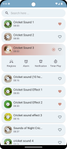 اسکرین شات 5 برنامه Cricket Sounds