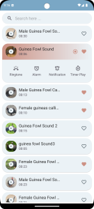 اسکرین شات 4 برنامه Guinea Fowl Sounds