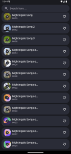 اسکرین شات 6 برنامه Nightingale Bird Sounds