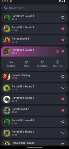 اسکرین شات 2 برنامه Parrot sounds