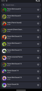 اسکرین شات 4 برنامه Parrot sounds