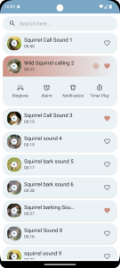 اسکرین شات 5 برنامه Squirrel Sounds