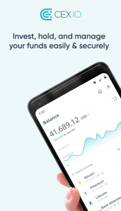 اسکرین شات 1 برنامه CEX.IO App - Crypto Wallet