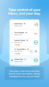 اسکرین شات 7 برنامه Cleanfox: Spam & Email Cleaner