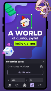 اسکرین شات 1 برنامه GDevelop - Create & Play Games