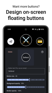 اسکرین شات 3 برنامه Key Mapper & Floating Buttons