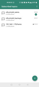 اسکرین شات 1 برنامه ntfy - PUT/POST to your phone