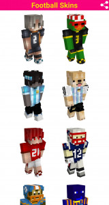 اسکرین شات 1 برنامه Football Skins For Minecraft