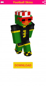 اسکرین شات 3 برنامه Football Skins For Minecraft