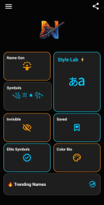 اسکرین شات 2 برنامه Pro Name Style: Elite Symbols
