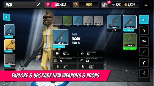 اسکرین شات 3 بازی 1v1Battle - Build Fight Sim