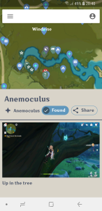 اسکرین شات 3 برنامه MapGenie: Genshin Impact Map