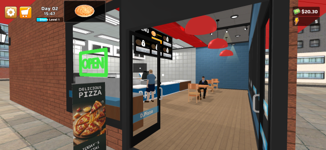 اسکرین شات 4 بازی Pizza Simulator!