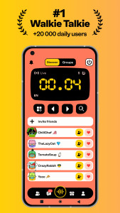 اسکرین شات 1 برنامه Walkie Talkie - All Talk App