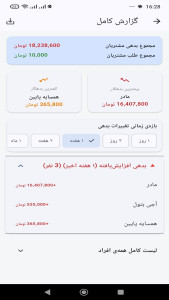 اسکرین شات 3 برنامه دفتر حساب: بدهی، طلب و قرض