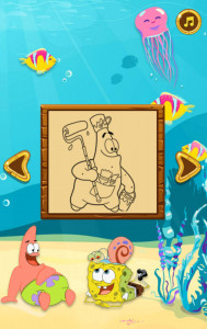 اسکرین شات 2 برنامه رنگ آمیزی باب اسفنجی