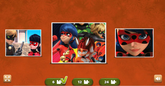 اسکرین شات 1 بازی پازل دختر کفشدوزکی و پسر گربه ای