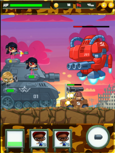 اسکرین شات 2 بازی تانک بازی دختر کفشدوزکی و پسر گربه ای