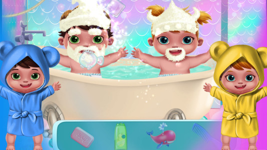 اسکرین شات 4 بازی ‏بازی دخترانه مراقبت از دو قلو ها