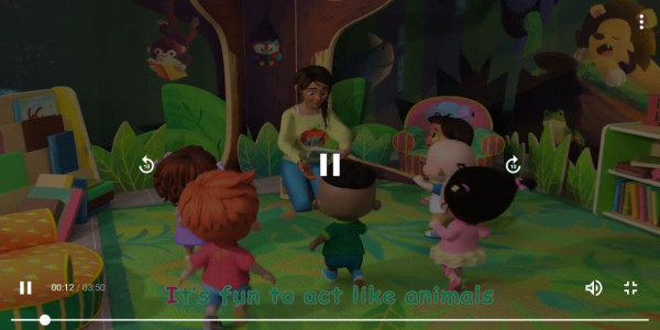 اسکرین شات 3 برنامه داینوکیدز(کارتون و ترانه انگلیسی)