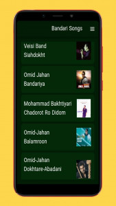 اسکرین شات 3 برنامه آهنگ های بندری شاد |بدون اینترنت