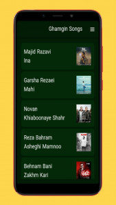 اسکرین شات 2 برنامه آهنگ های غمگین