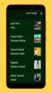 اسکرین شات 2 برنامه آهنگ های عاشقانه