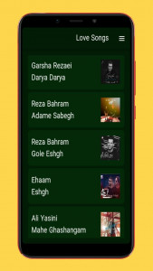 اسکرین شات 3 برنامه آهنگ های عاشقانه