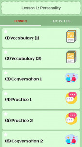 اسکرین شات 2 برنامه آموزش زبان انگلیسی پایه نهم