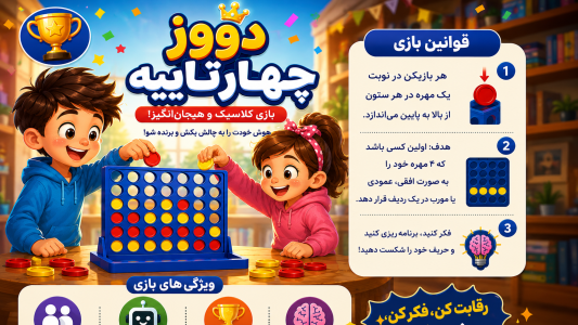 اسکرین شات 1 بازی ‏‏دووز 4 تایی