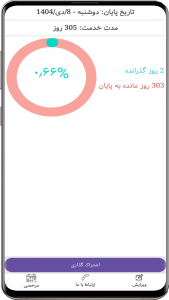 اسکرین شات 1 برنامه روز شمار سربازی