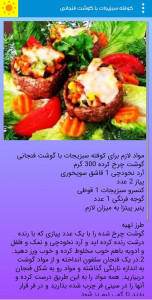 اسکرین شات 2 برنامه انواع کوفته