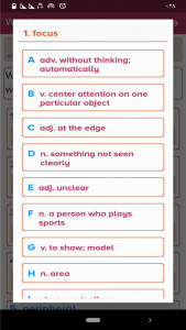 اسکرین شات 5 برنامه کتاب هوشمند آیلتس/Ielts