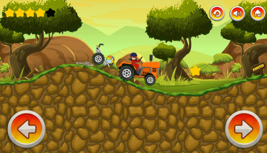 اسکرین شات 1 بازی بازی تراکتور سواری دختر کفشدوزکی