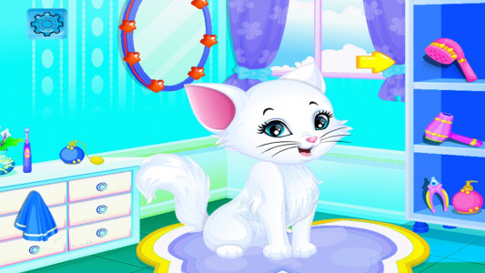 اسکرین شات 5 بازی بازی  مراقبت از گربه ناقلا