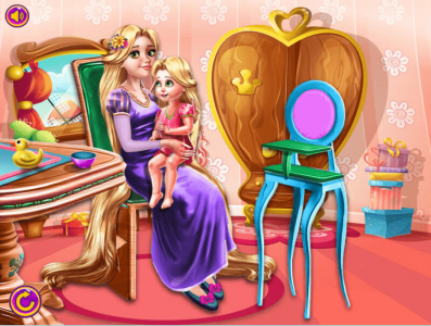 اسکرین شات 4 بازی مراقبت از راپونزل کوچولو