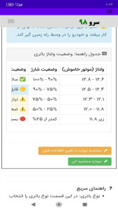 اسکرین شات 10 برنامه زمان تعویض باتری ماشین